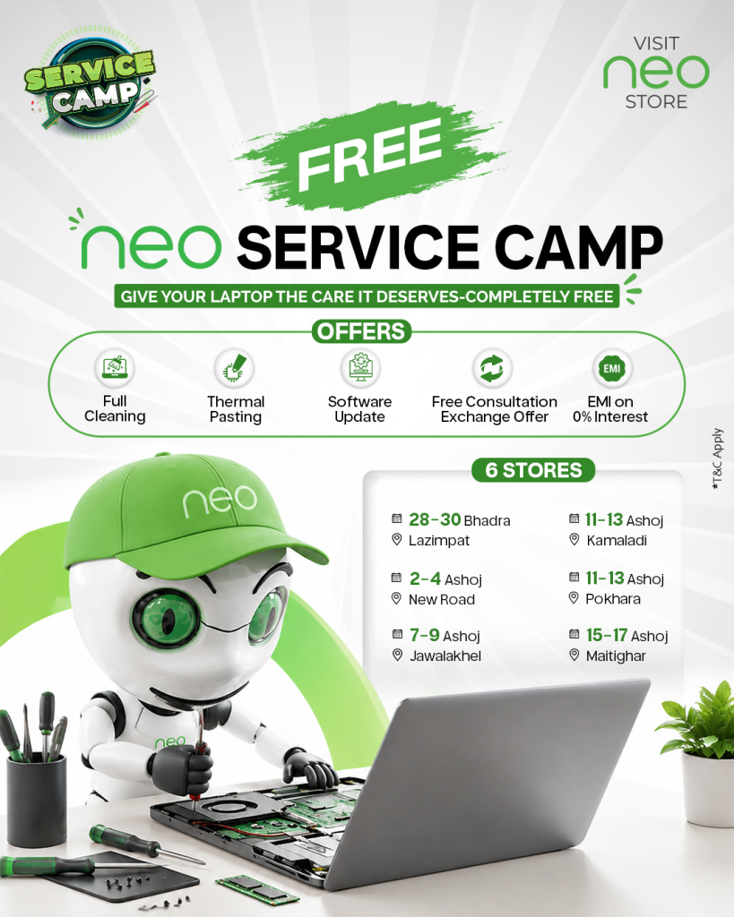 काठमाडाैँ र पाेखरामा‘निओ सर्भिस क्याम्प’ Service Camp 819x1024